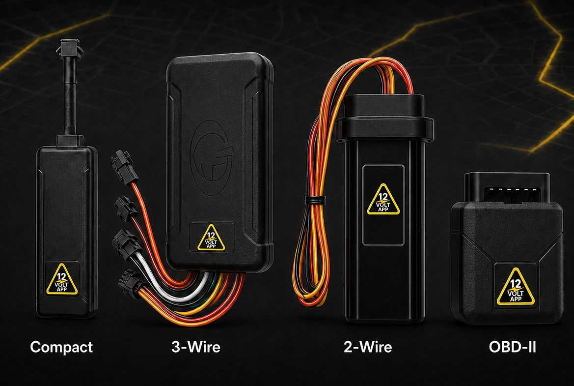 Compact, 3-wire, 2-wire and OBD-II 12Volt Locate tracker options